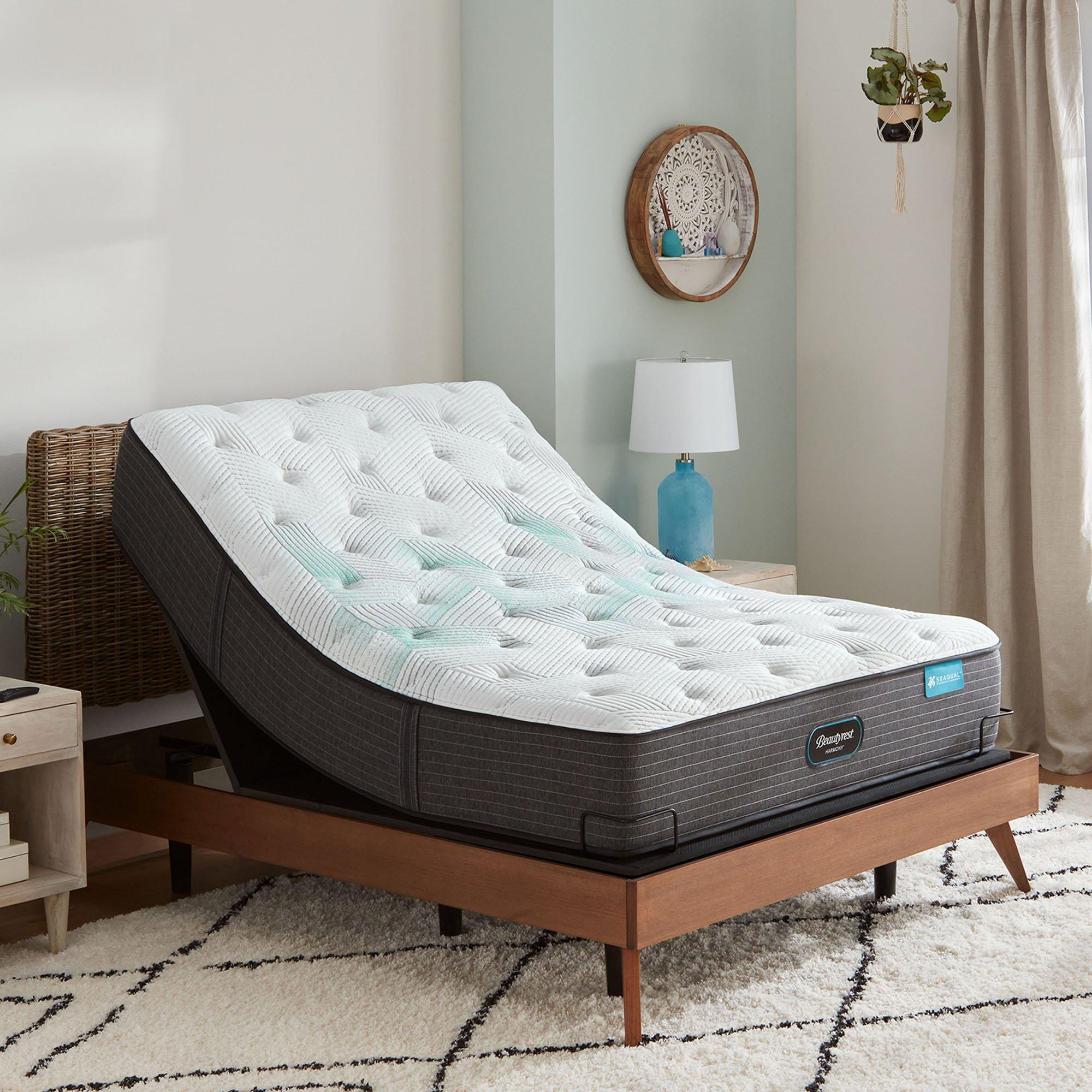 Rent to Own Beautyrest 13" Harmony Tight Top Medium Queen Mattress w/Adjustable Base & Protector
